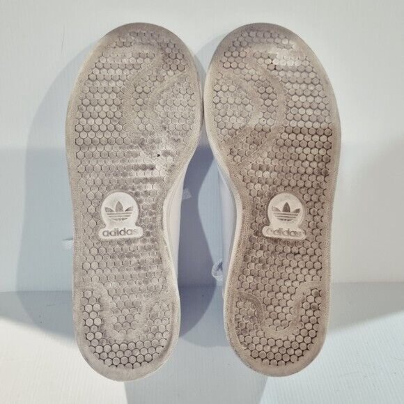 ADIDAS Ladies Special Edition Stan Smith Leather Sneakers Red Heart, Size 7 - Picture 7 of 12